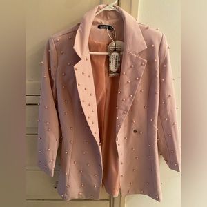 Pink Blazer Dress
